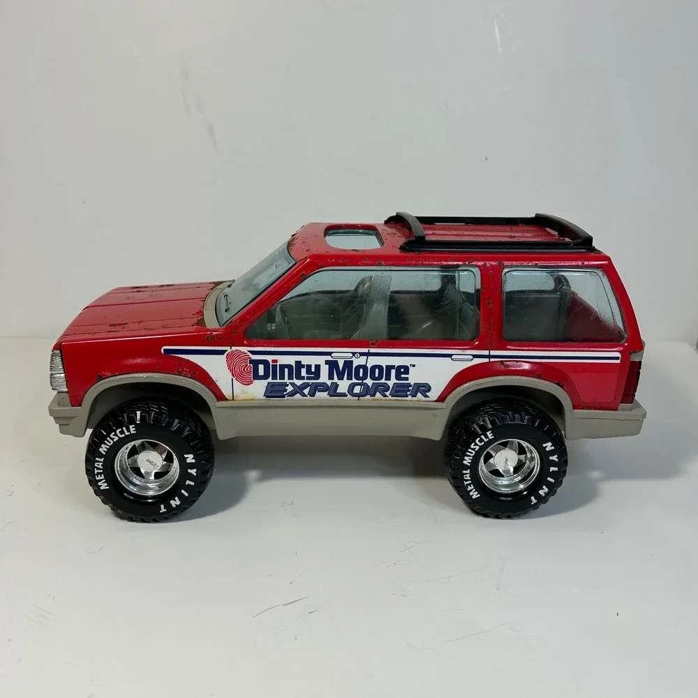 Vintage Nylint Dinty Moore‎ Explorer SUV Metal Toy USA Rusty